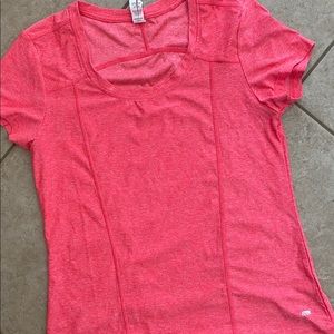 Coral active wear shirt. Size S
